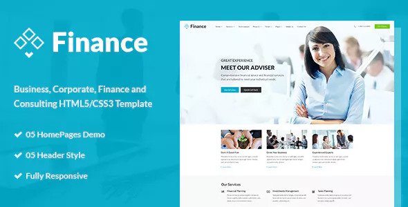  Finance - Business Finance HTML5 Template