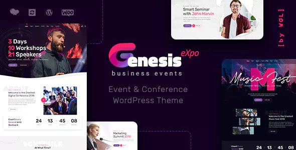 GenesisExpo - 商业活动会议WP主题