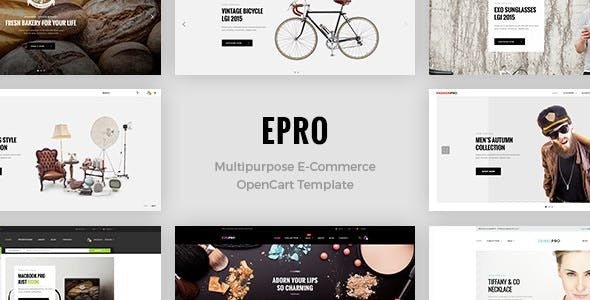  EPro - Premium Store OpenCart Template