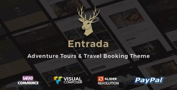 Entrada - 旅游预订露营WordPress模板