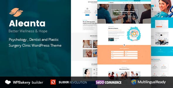  Aleanta - Dental Orthopaedics WordPress Theme