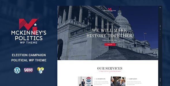 MCKinney's Politics - Elections Campaign Theme