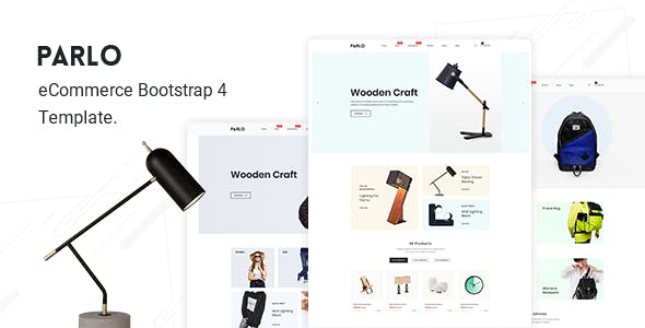 Parlo - 电子商务Bootstrap 4模板