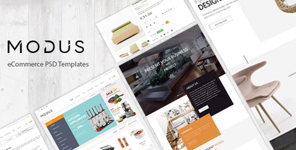 Modus - 电子商务PSD模板