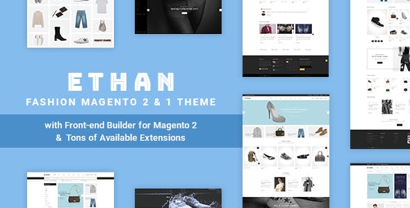 ETHAN - 奢华时尚Magento 2和1主题