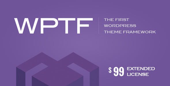 WPTF - WordPress Theme Framework 开发框架