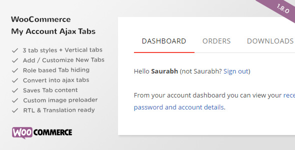 SS WooCommerce Myaccount Ajax Tabs