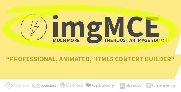 imgMCE - 动画图像编辑器HTML5内容构建器