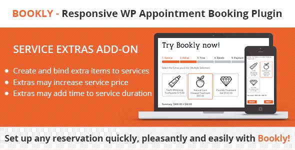  Bookly Service Extras (Add-on)