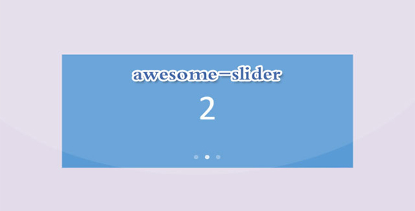 awesome-slider 支持移动端的纯轮播图插件