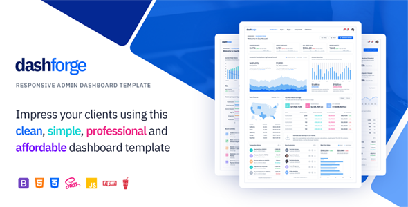  Dashforge - Responsive Admin Dashboard Template