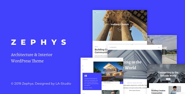  Zephys - Architectural Interior Design WordPress Theme