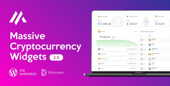 Massive Cryptocurrency Widgets