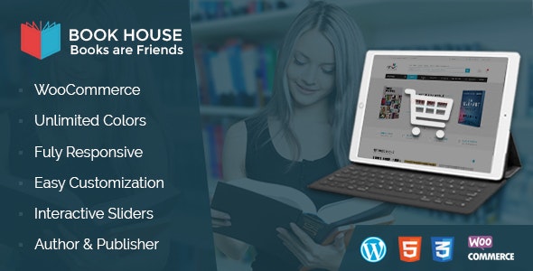 Book House WordPress - 书店咖啡WordPress主题