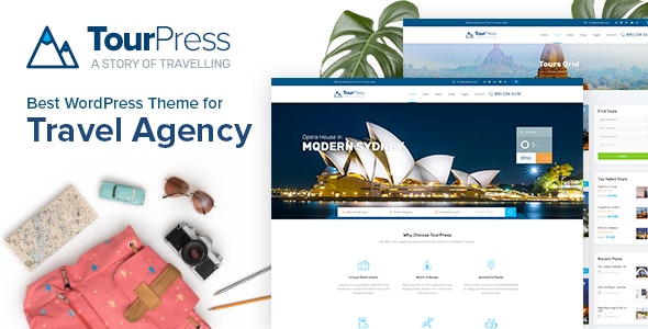 TourPress - Travel Booking WordPress Theme