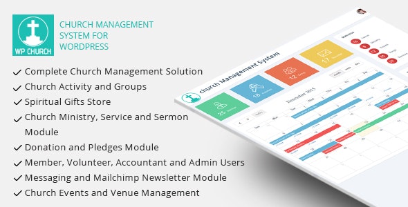 WPCHURCH - 教会管理系统Wordpress主题