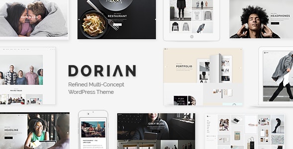  Dorian - exquisite multi concept WordPress theme