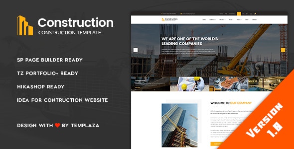 Construction - 建筑装饰工程 Joomla 模板