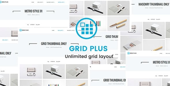 Grid Plus - 无限网格布局WordPress插件