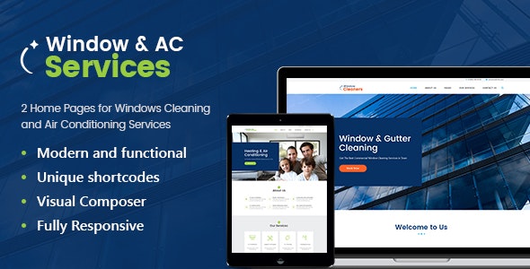 AC Services - 空调供暖公司wordpress主题