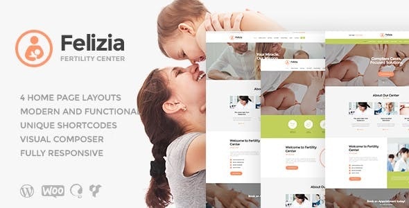 Felizia | Fertility Center & Medical WordPress Theme