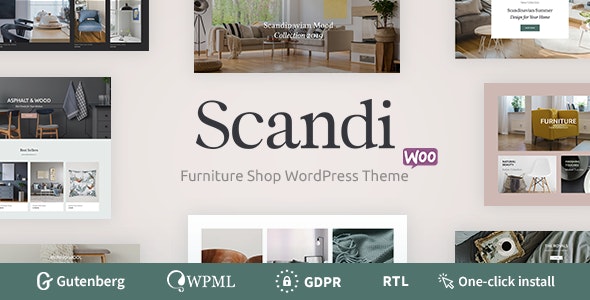 Scandi - Decor & Furniture Shop WooCommerce Theme