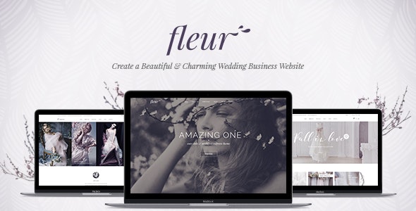  Fleur - Wedding Planning Wedding Website WordPress Template