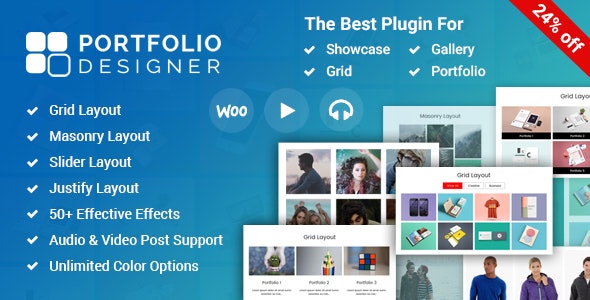 Portfolio Designer - 作品展示 WordPress 插件