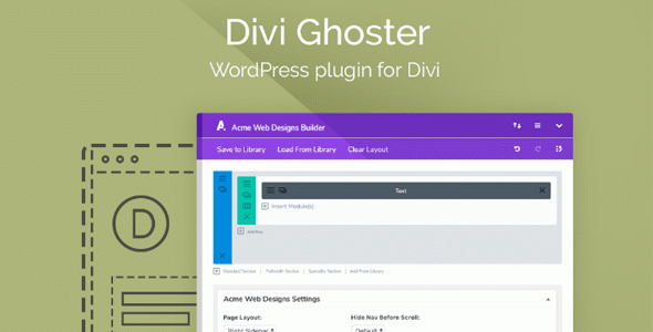  Divi Ghoster - WordPress Plugin For Divi