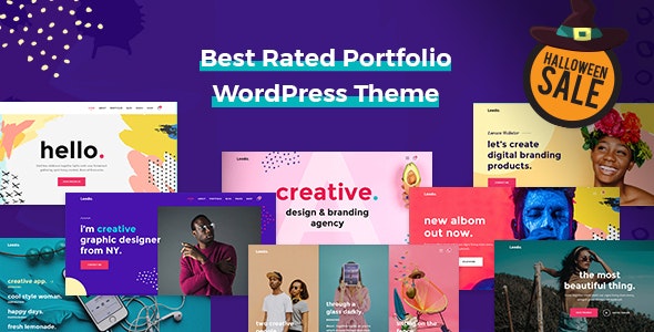 Leedo - Modern, Colorful & Creative Portfolio WordPress Theme