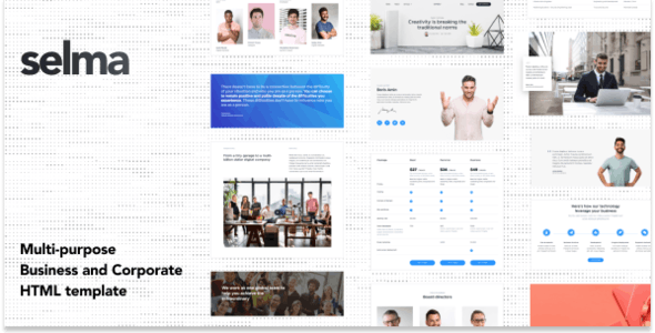 Selma - 企业公司网站HTML模板