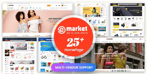 eMarket - 多功能在线商店 OpenCart 3 主题