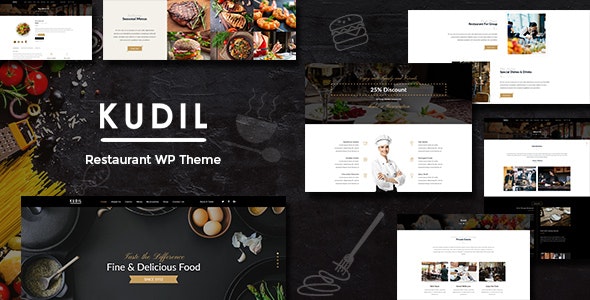 Kudil - Cafe Restaurant WordPress Theme