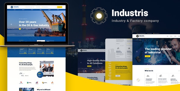  Industris - WordPress Chinese theme of factory processing enterprise website