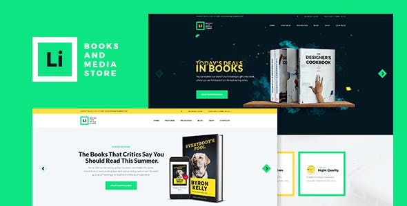 Lorem Ipsum - Books & Media Store WordPress Theme