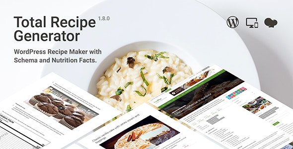  Total Recipe Generator - Recipe Nutrition WordPress Plugin