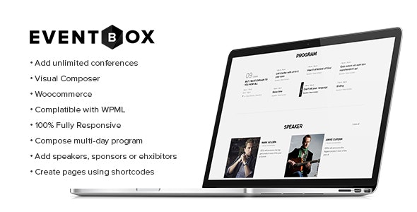  Eventbox - WordPress theme of club party website