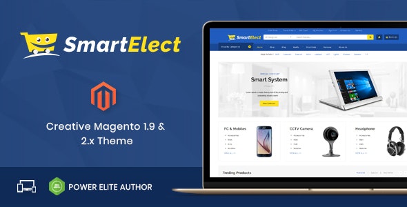 SmartElect - 响应式在线商店 Magento 1/2主题