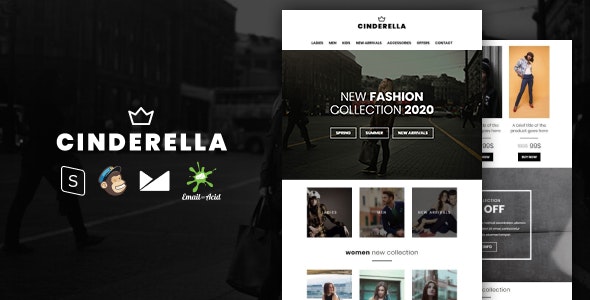  Cinderella - E-Commerce Email HTML Template