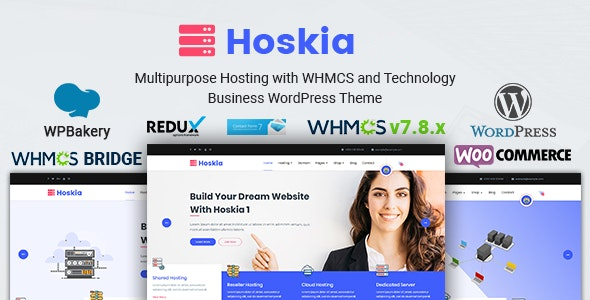 Hoskia - Multipurpose Hosting with WHMCS Theme