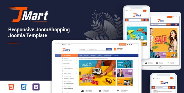 JMart - 多功能电子商务Joomla模板