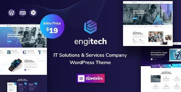 Engitech - IT Solutions & Services WordPress Theme