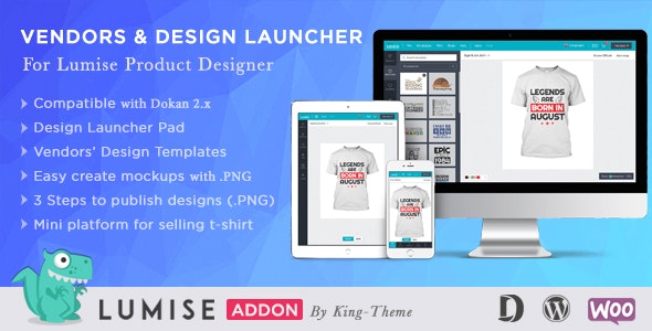  Vendors&Design Launcher - Multi vendor product design plug-in