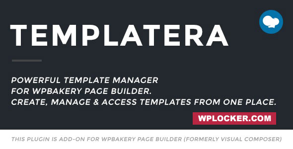  Templatera - Template Manager for WPBakery Page Builder