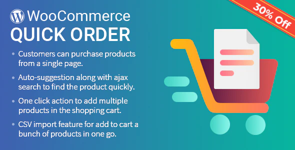 B2B Quick Order Plugin for WooCommerce