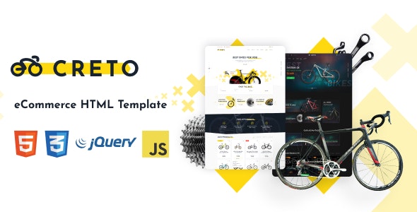 Creto - 电子商务在线商店网站HTML5模板