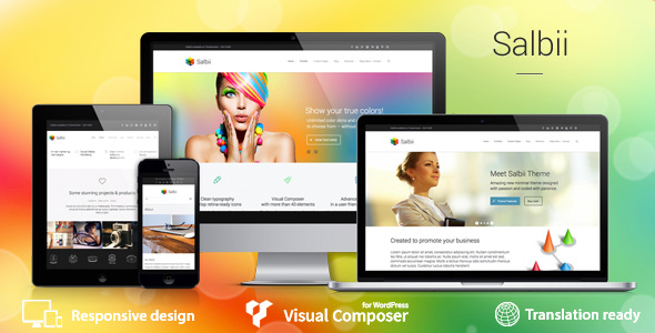  Salbii - Responsive Multipurpose Site Template WordPress Theme