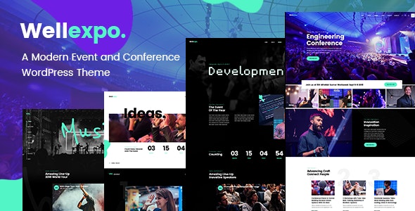  WellExpo - WordPress theme of event, conference and lecture website