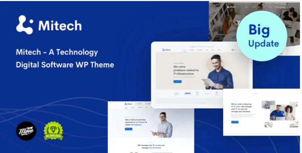  Mitech - IT Information Technology Service Solution WordPress Chinese Theme