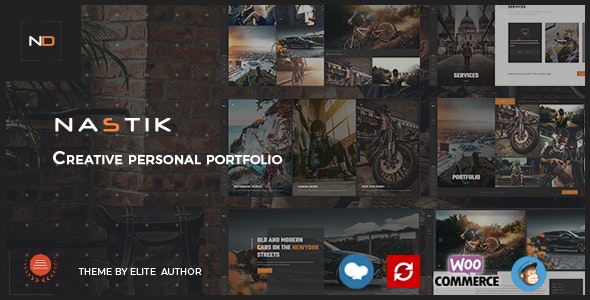 Nastik - Creative Portfolio WordPress Theme